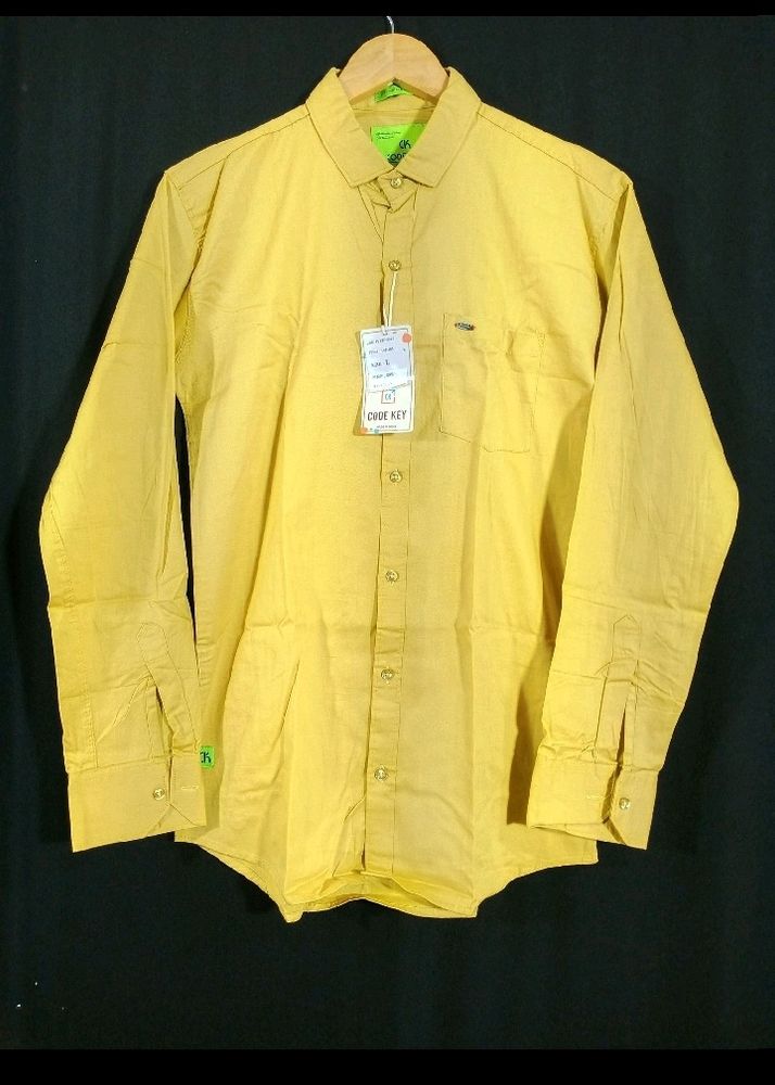 Colour Plus Yellow Shirt For Men❗BUY 2 ITEMS U WILL GETS DISCOUNTS%❗