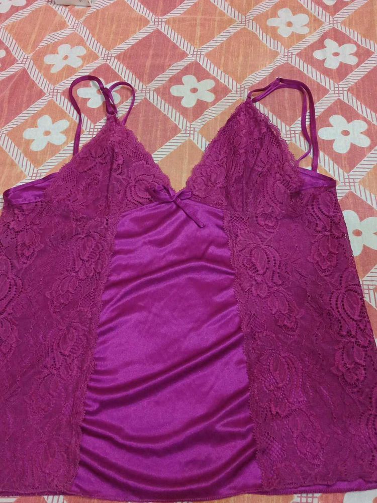 Lacy Purple Nightdress