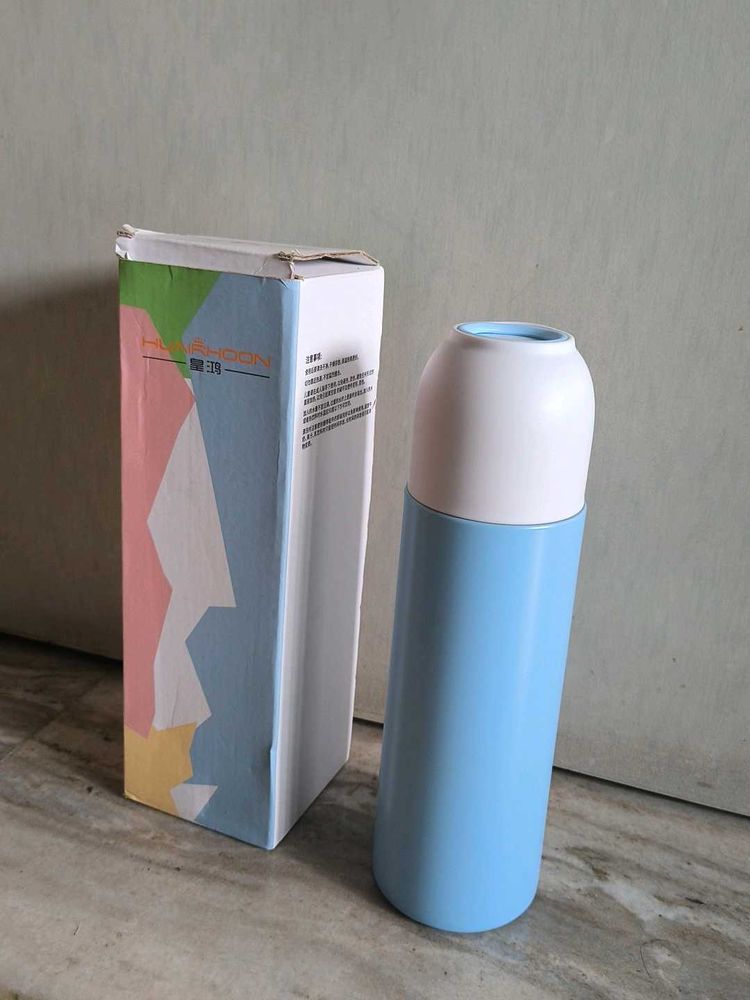 🆕Cute Blue Insulated Water Bottle