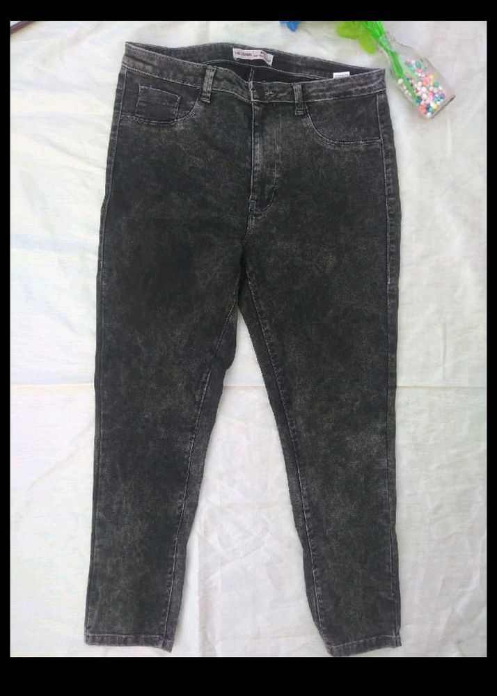 Cargo Slim Black Jeans 🍀