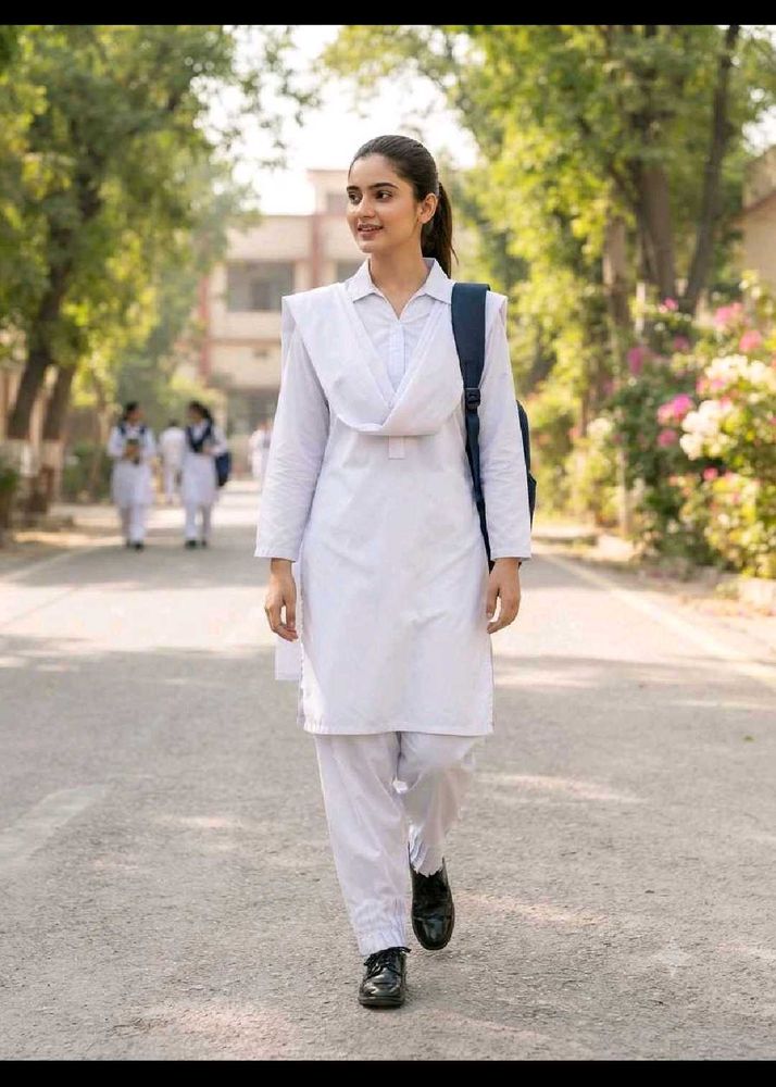 Classic White Kurta Suit Set SALE 699