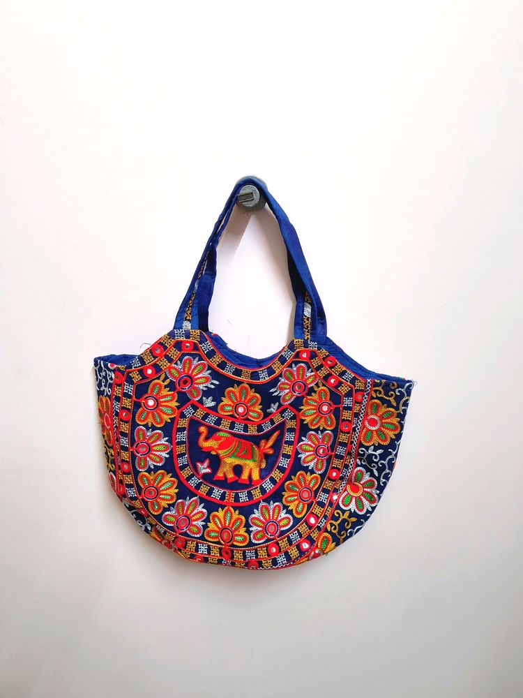 Embroidered Jaipuri Handbag