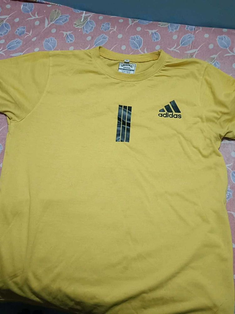 Adidas Yellow T-Shirt