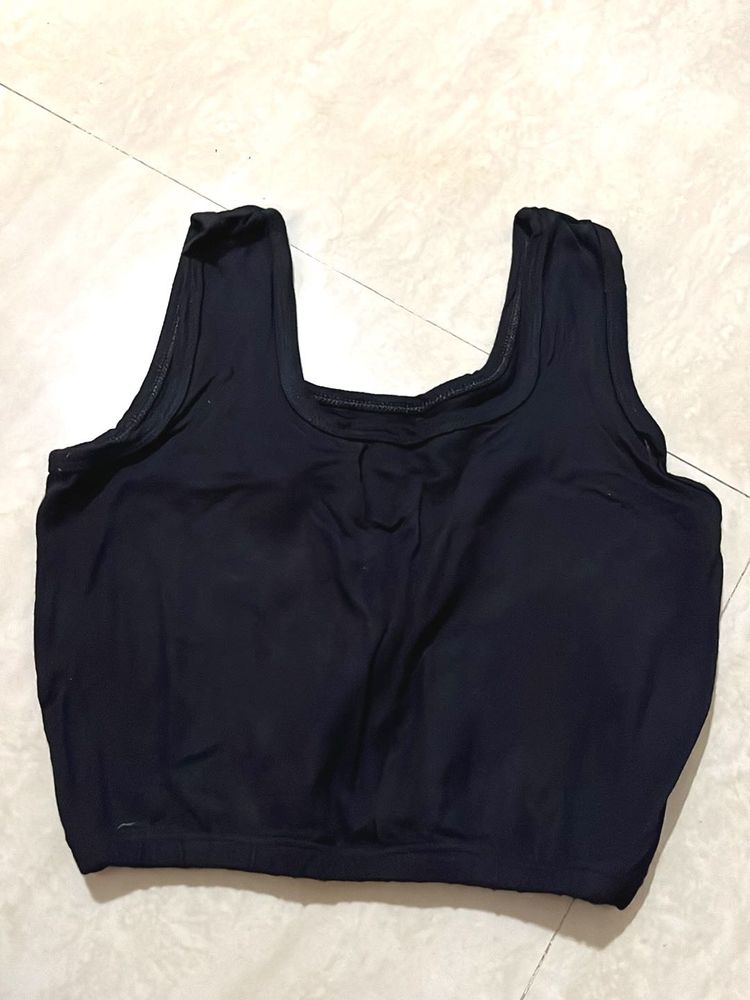 Black Basic Tank Top