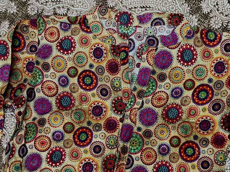 Boho Mandala Print Kurta