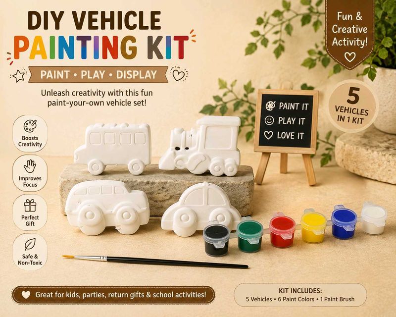 DIY Vehicle Painting Kit - Fun Activity