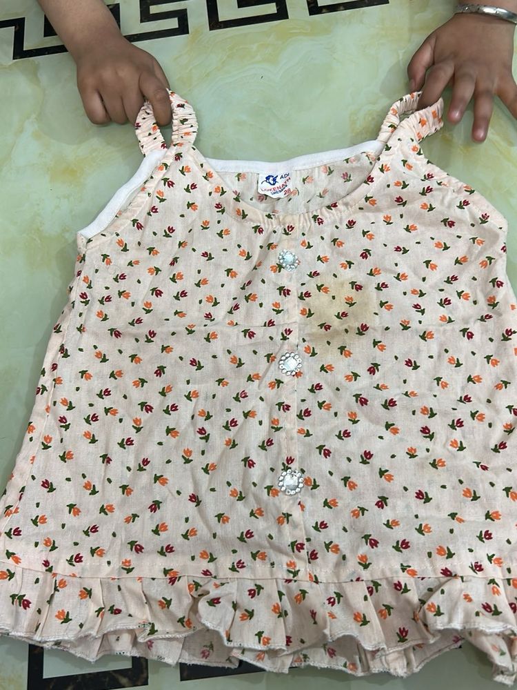 Adorable Floral Baby Girl Top
