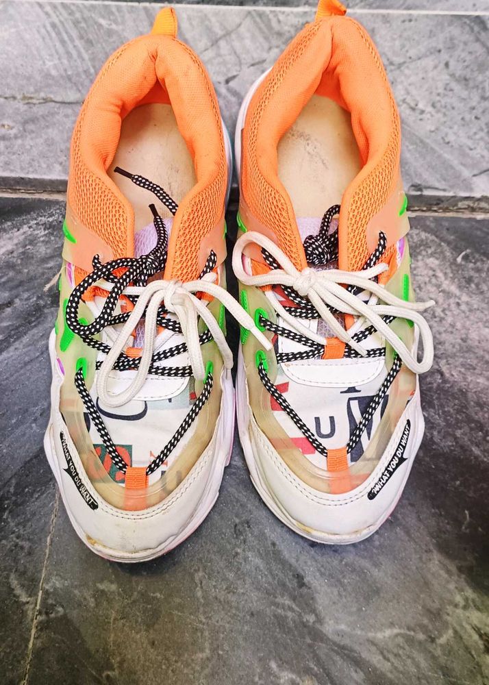 Vibrant Chunky Sneakers