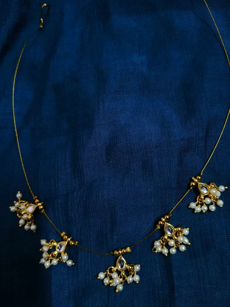 Exquisite Pearl &amp; Crystal Nosepins invisible chain