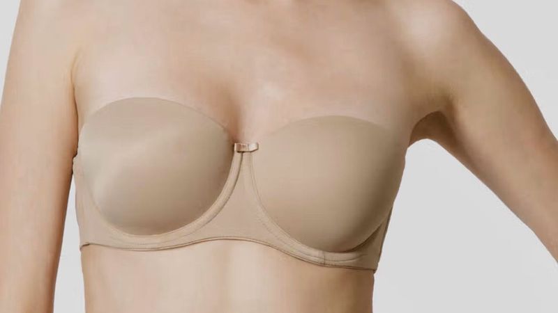 Strapless Beige Bra
