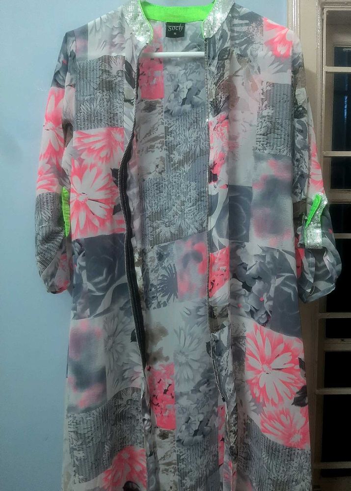 High-low Long Shrug