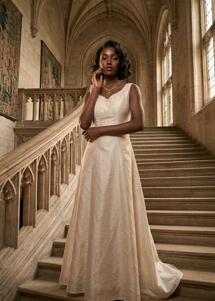 Elegant White Gown