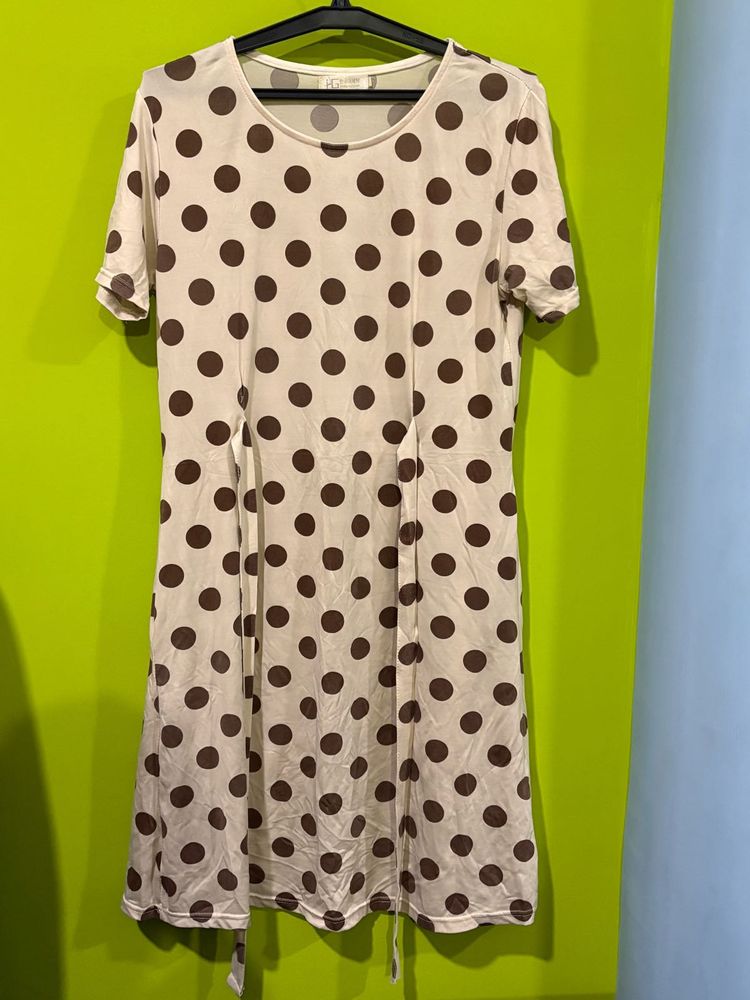 Polka Dot Casual Dress