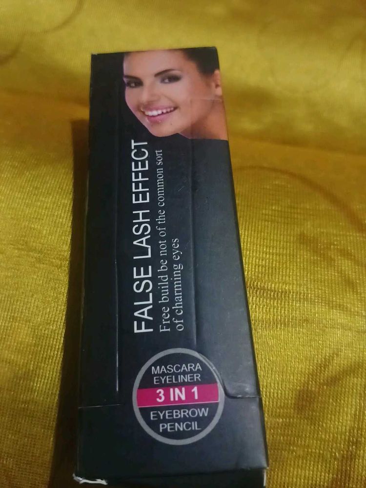 3-in-1 Mascara, Eyeliner &amp; Eyebrow Pencil