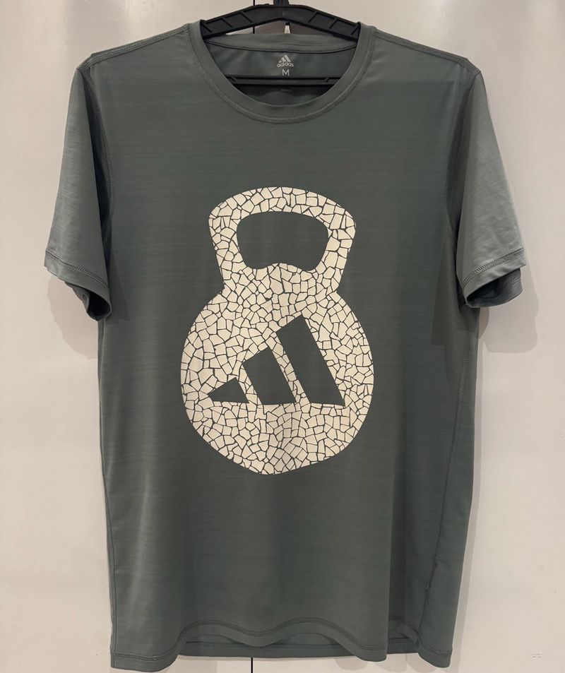 Adidas T-Shirt with Kettlebell Graphic