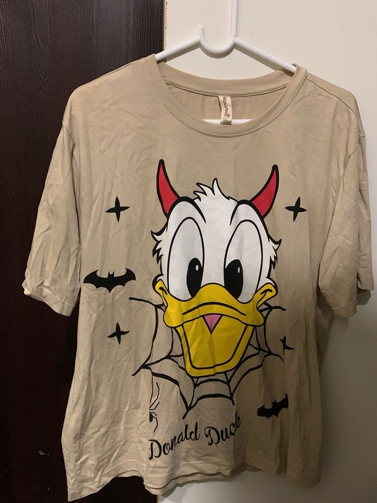 Cute Donald Duck Graphic T-Shirt