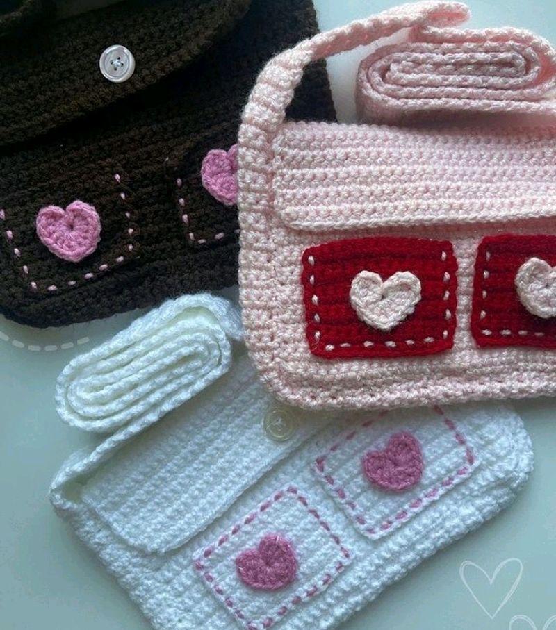 Crochet Messager Bag