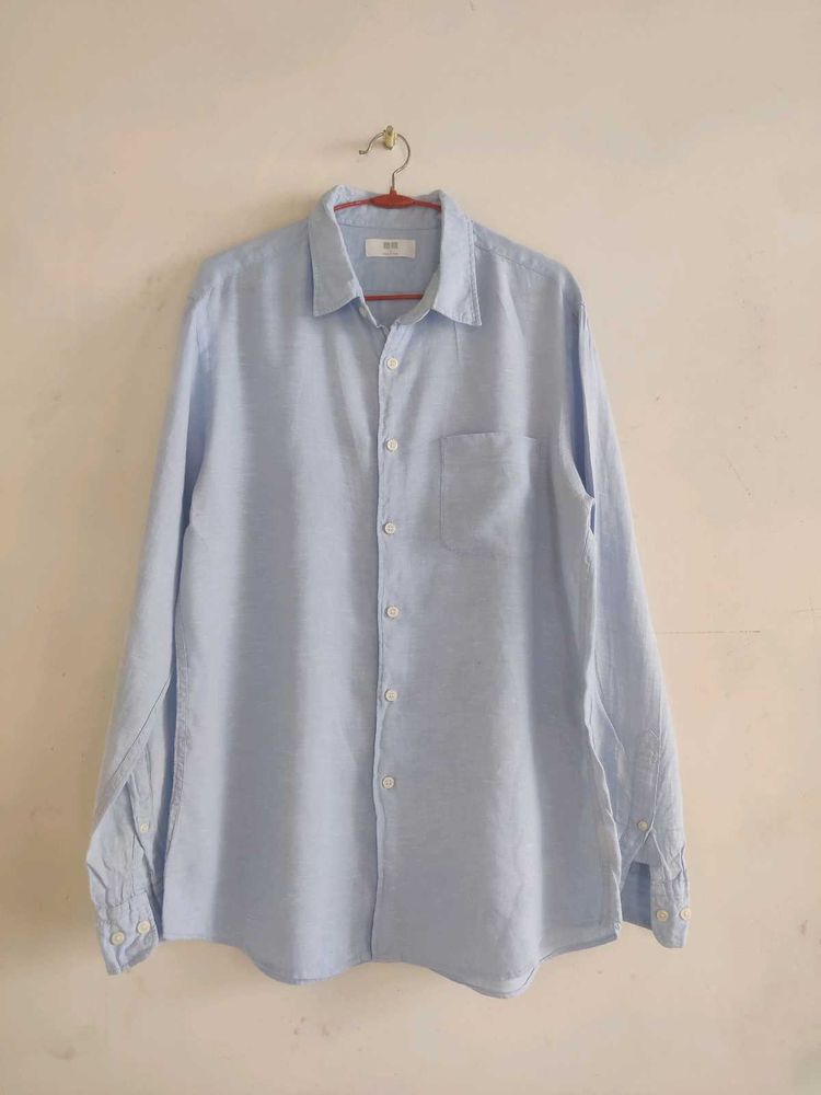 Light Blue Button-Up Shirt