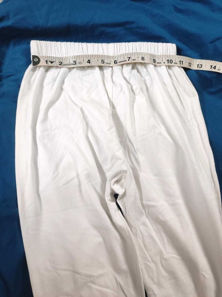 Brand New M Size White Cotton Leggings