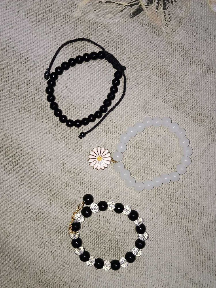 Set of 3 Beaded Bracelets