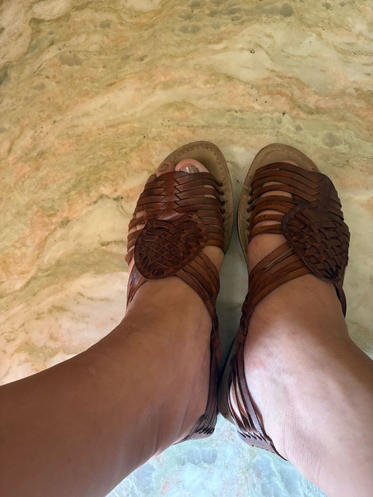 Leather Woven Sandals