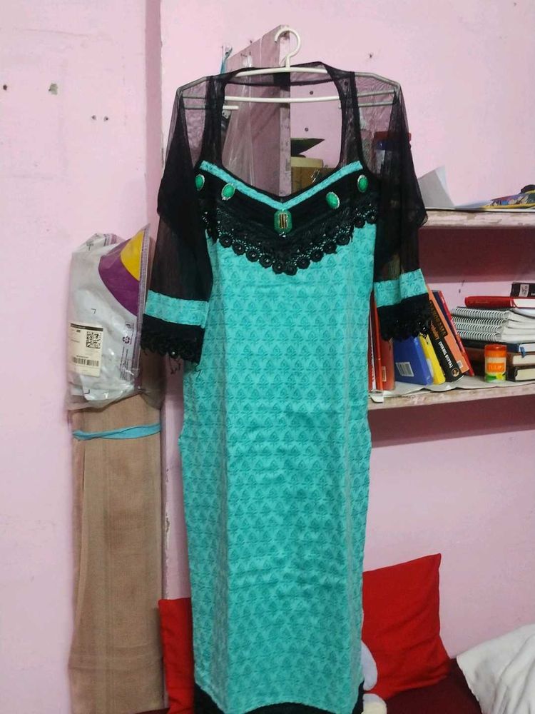 Stylish Teal Kurta