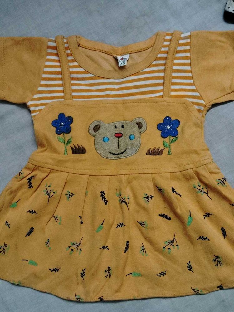 Cute Bear Print Dress