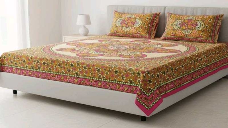 Cotton floral ( 213×213cm) King size
