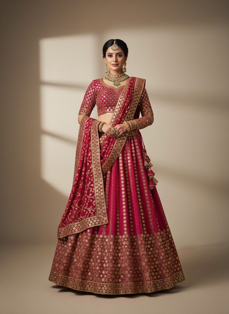 Heavy Vintage Lehnga Wedding Season