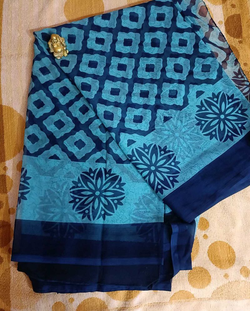 Floral Print Saree