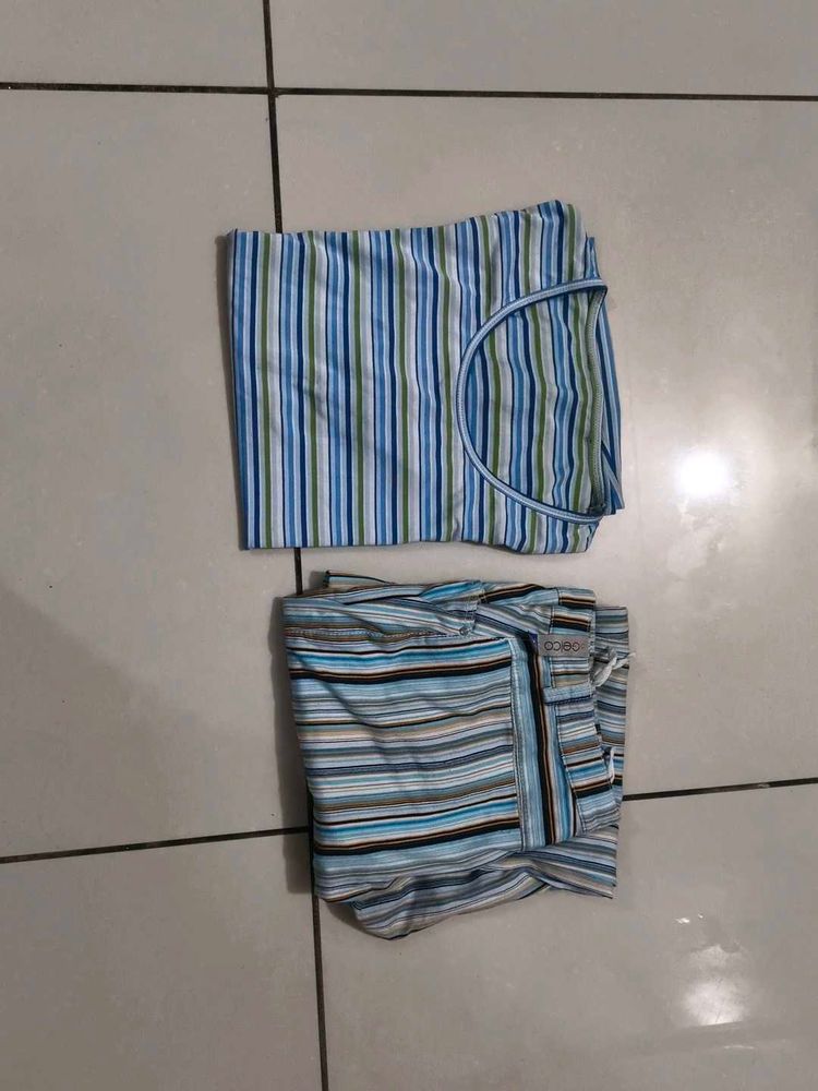 Men's Striped Sleepwear Set