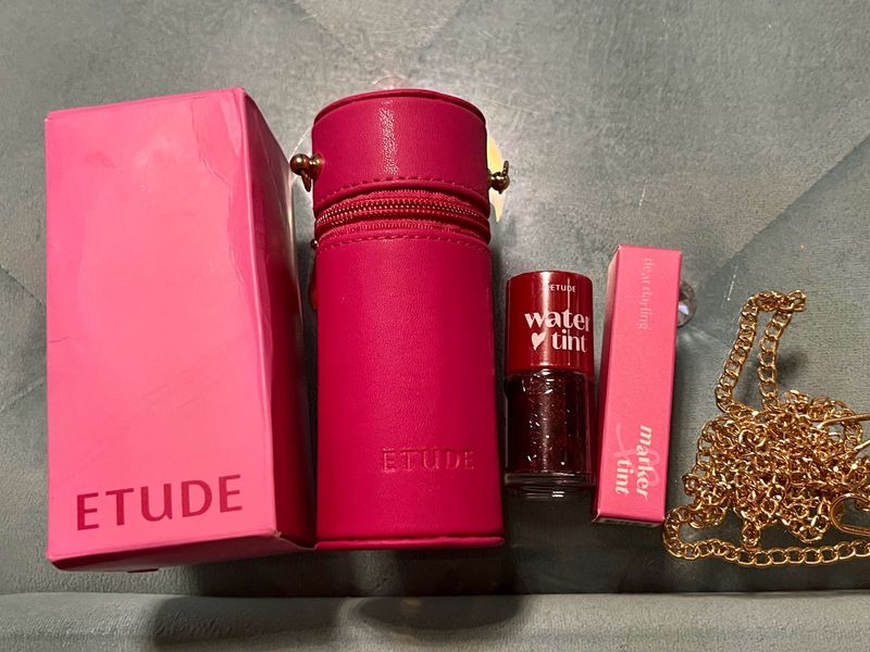 Combo Etude Water Tint &amp; Marker Tin