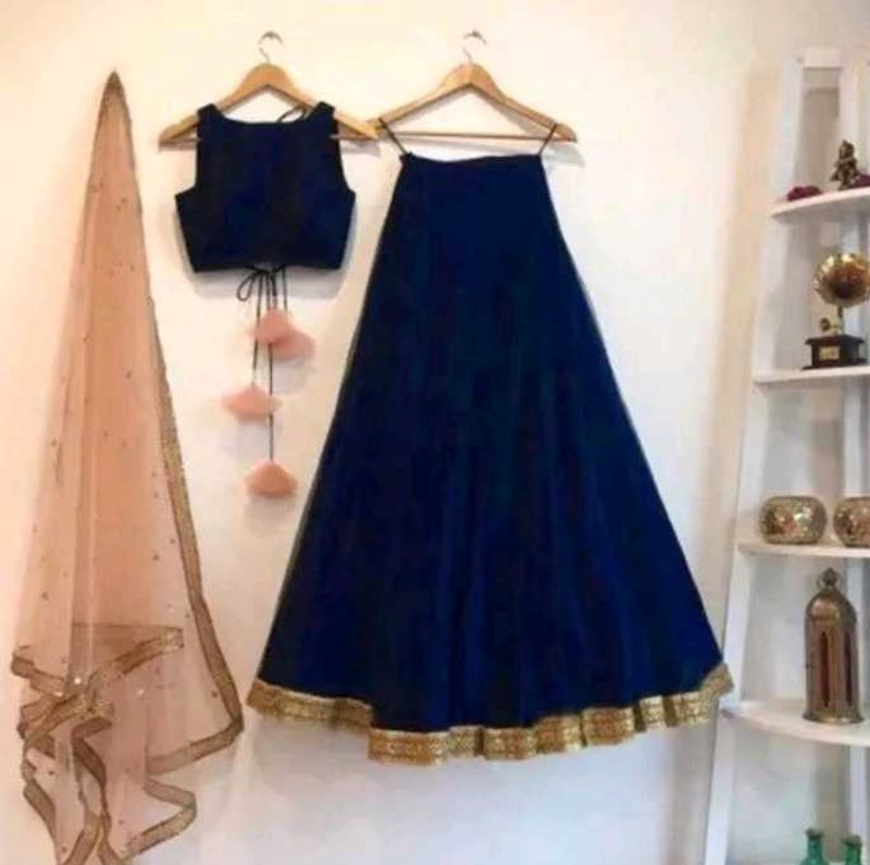 Stunning Blue Lehenga Choli Set