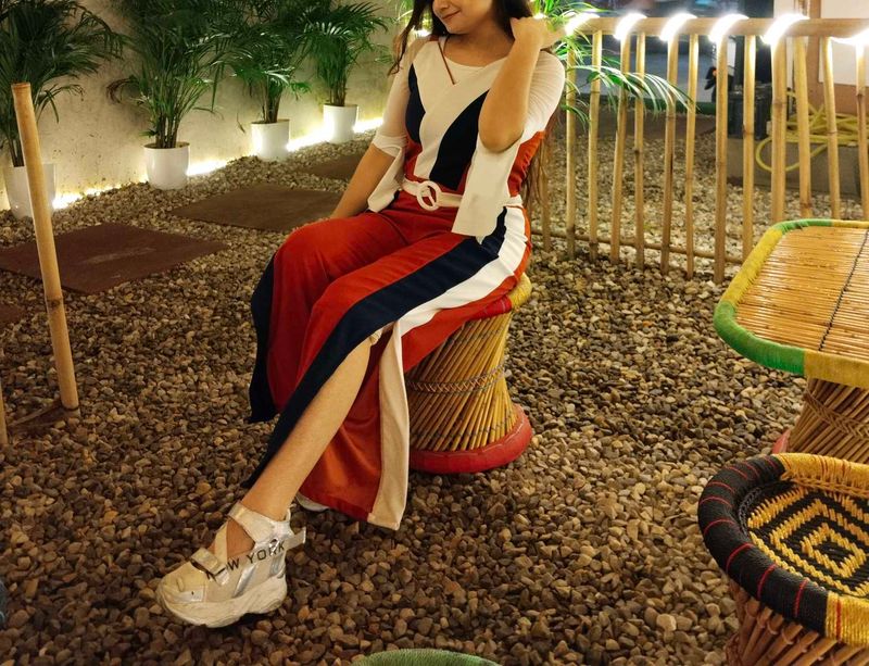 Stylish Color Block Jumpsuit