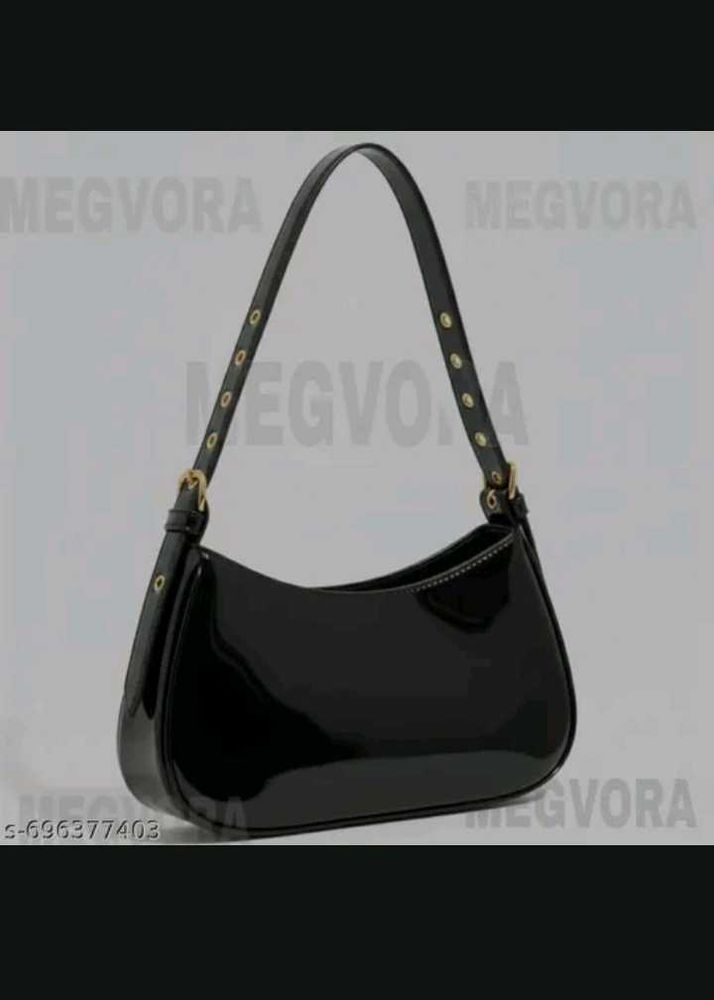 Stylish Black Hobo Bag