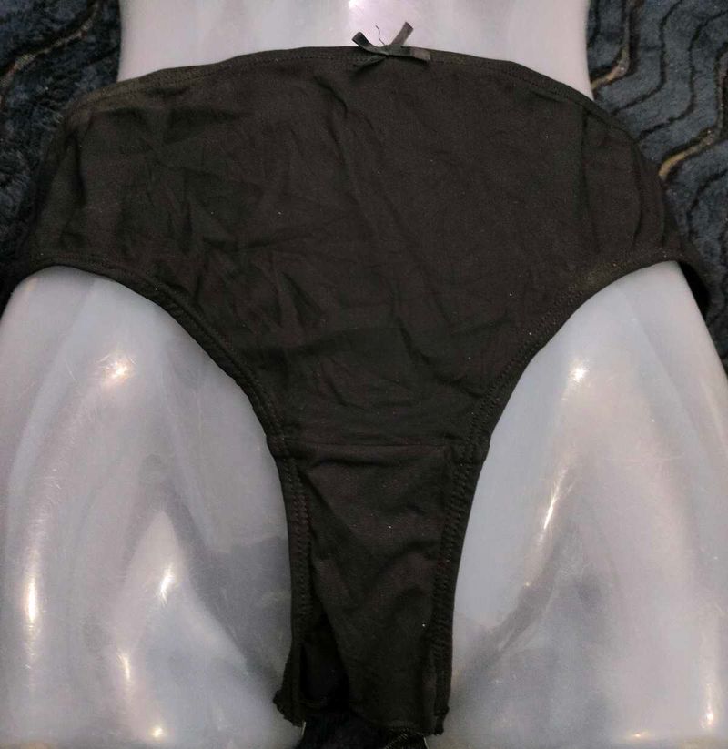 Black Panties with Bow Detail 🤎