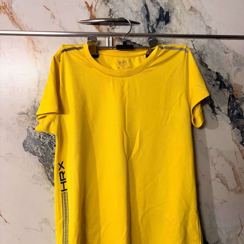 HRX Yellow T-Shirt