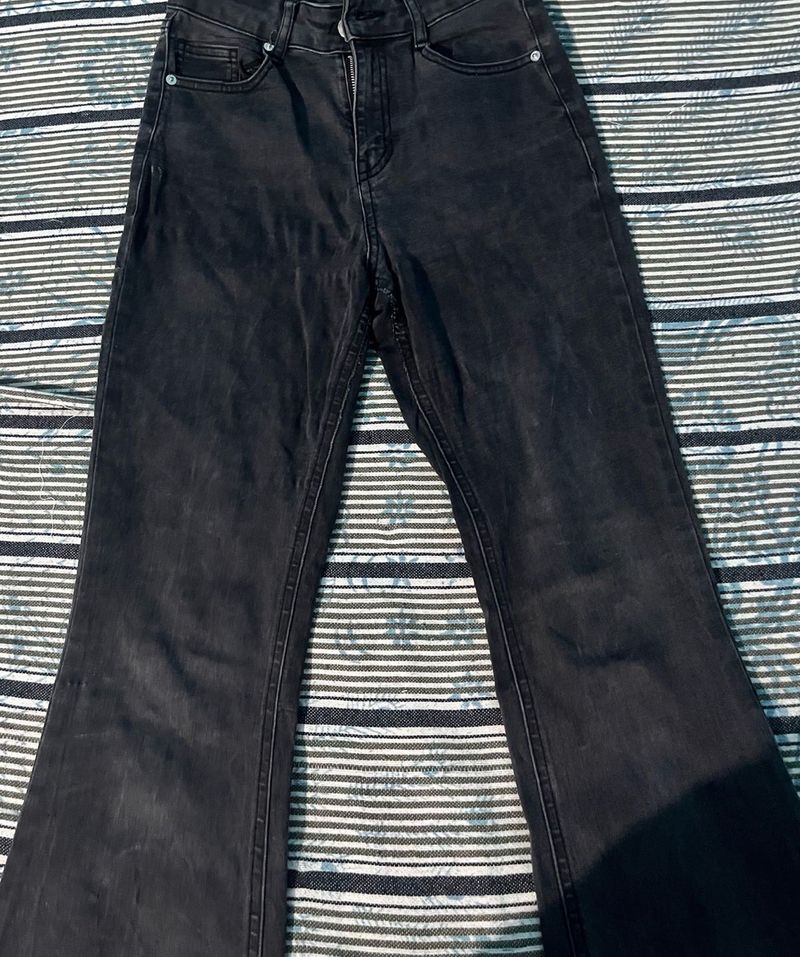 Black Flare Jeans