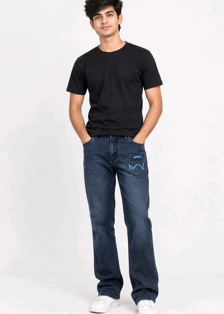 Men's Dark Wash Bootcut Jeans