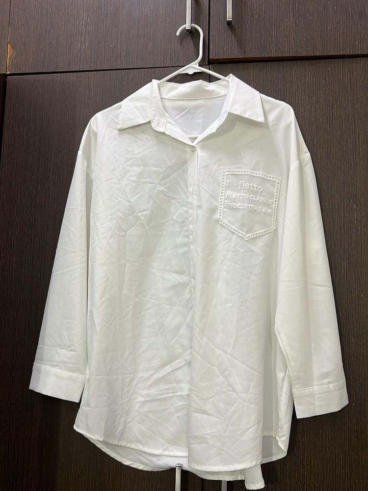 White Oversized Shirt