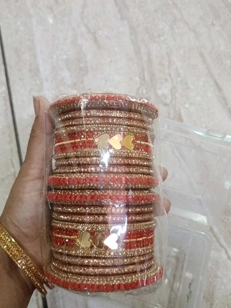 Sparkling Bangle Set Lakh Ka Chura