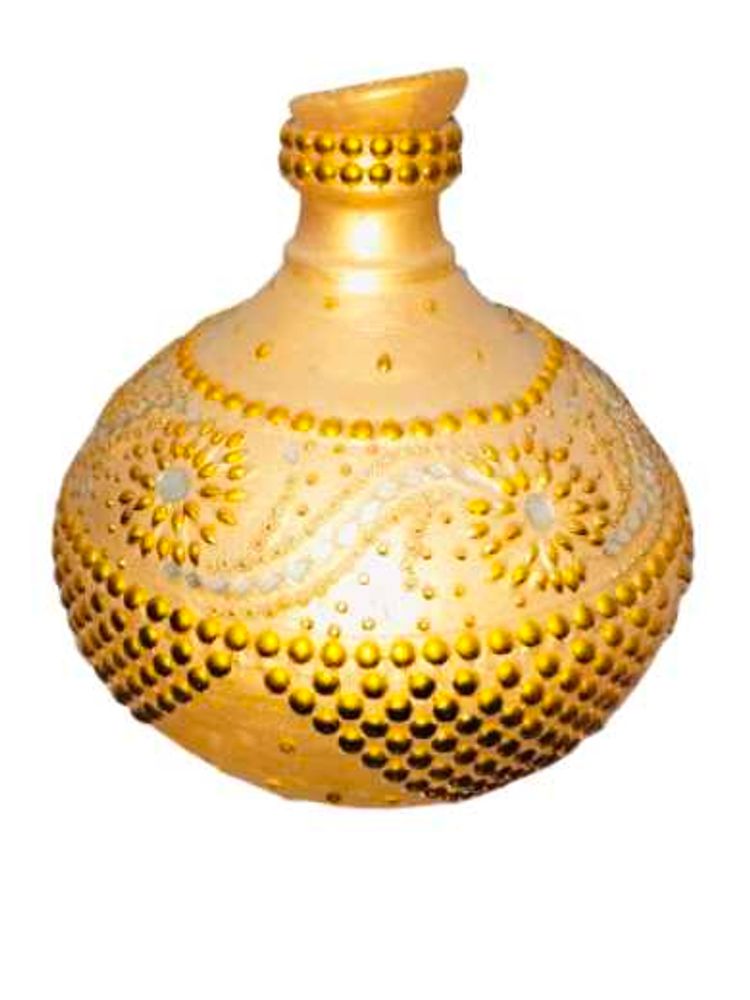 Decorative Golden Vase