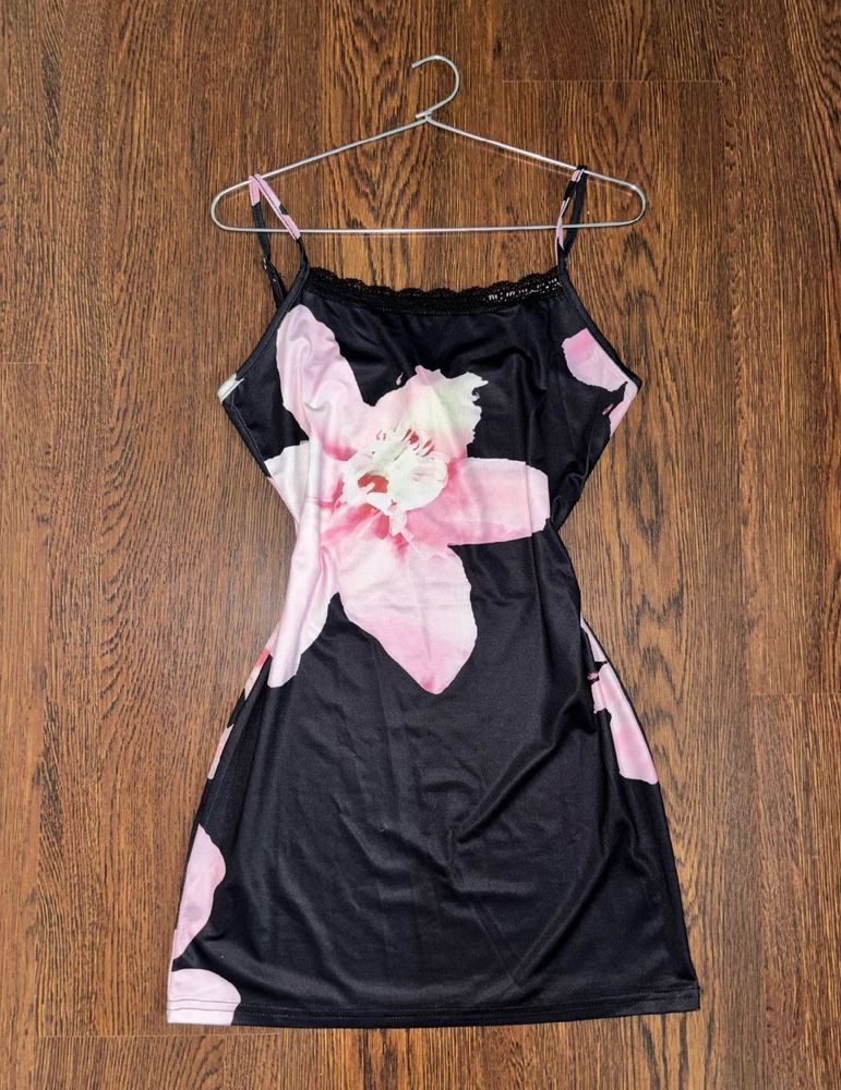 Floral Print Slip Dress