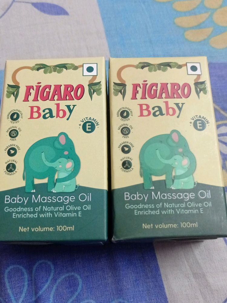 Figaro Baby Massage Oil Pack Of 2