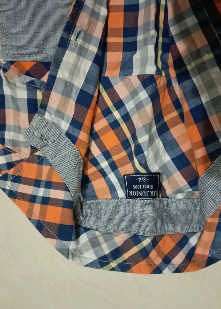 Boy's Checkered Shirt