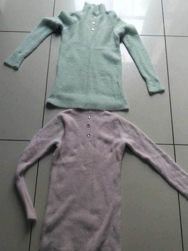 Combo of 2 Cozy Knit Sweaters Set
