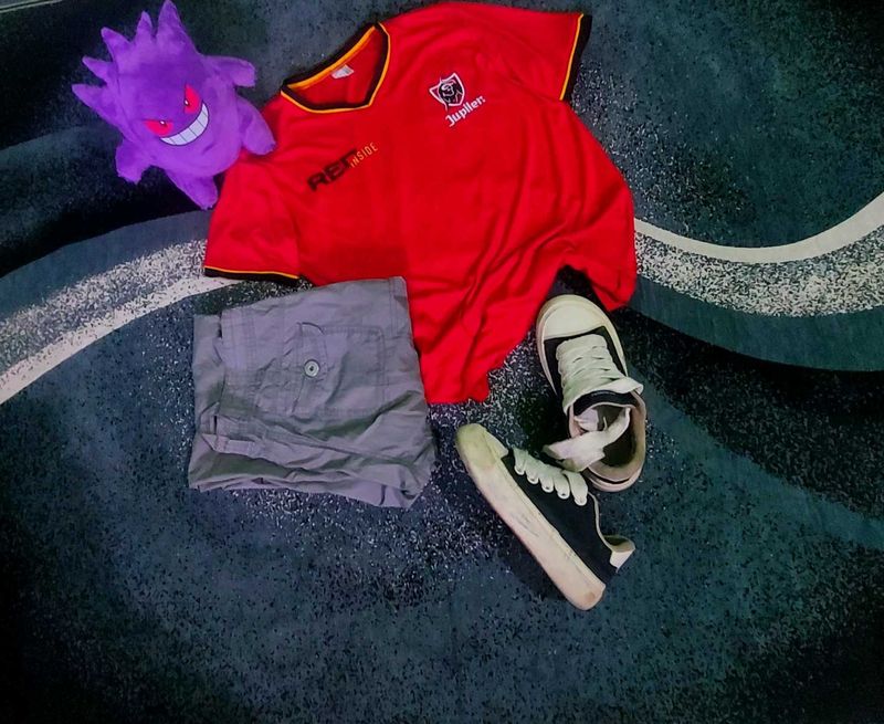 🚨 football jersey Red T-Shirt 🇯🇵