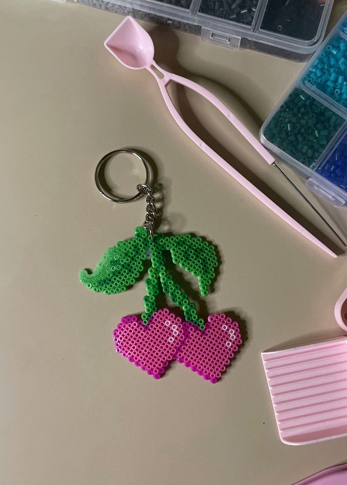 Cute Cherry Keychain