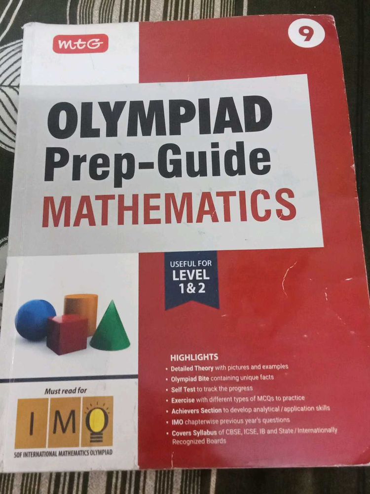 MTG Olympiad Prep-Guide Mathematics Book for Level