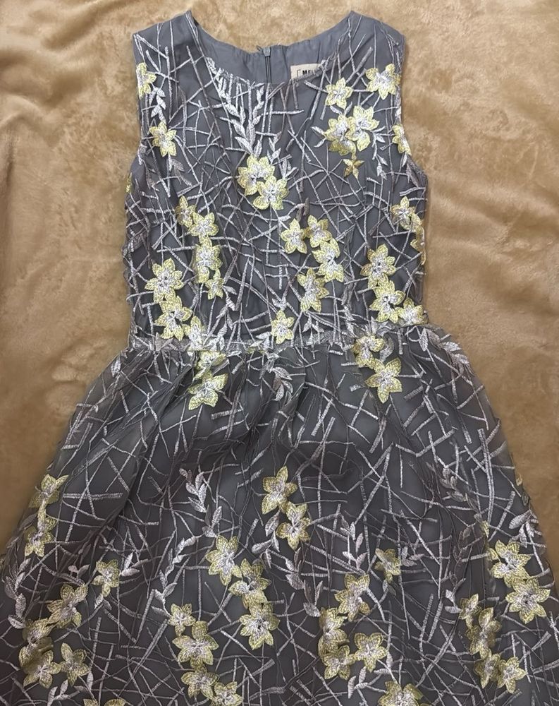 Sleeveless fit-and-flare party dress